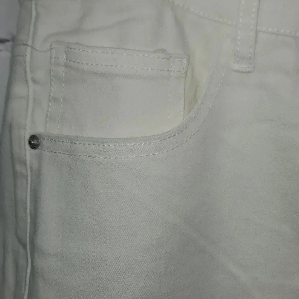 Risen Non-Distressed Classic White Skinny Jeans Size 2XL NWT - Picture 6 of 13